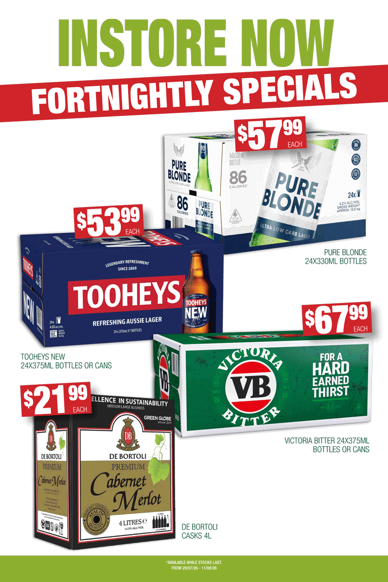 August Bottle Shop Specials West Ryde