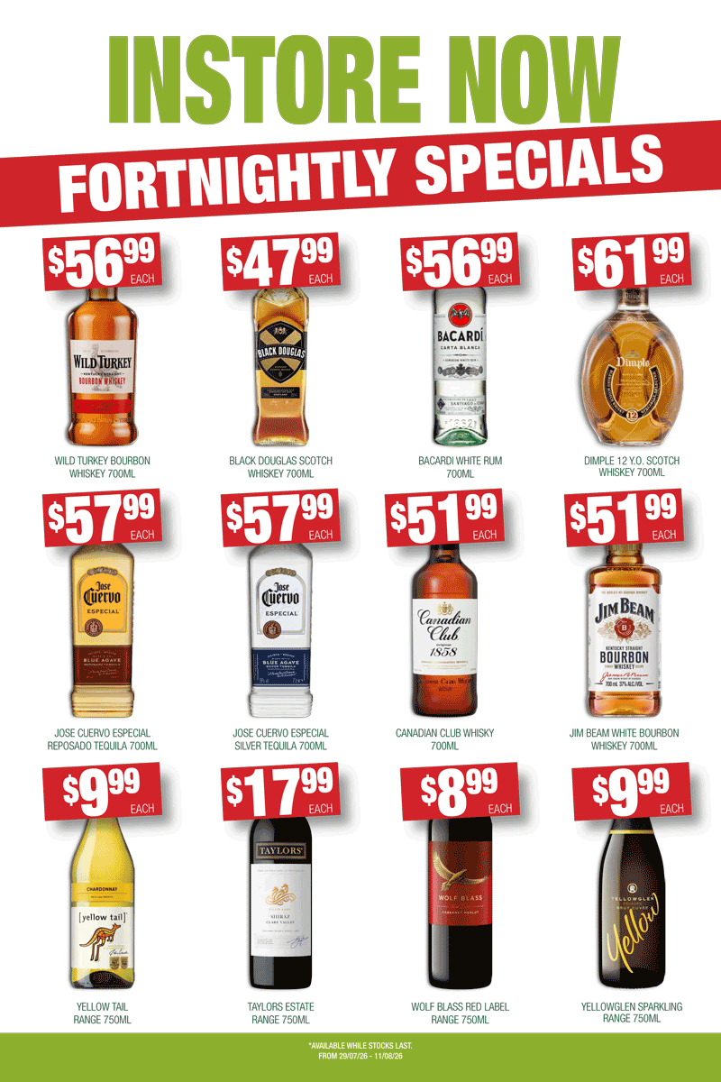 August Bottle Shop Specials West Ryde