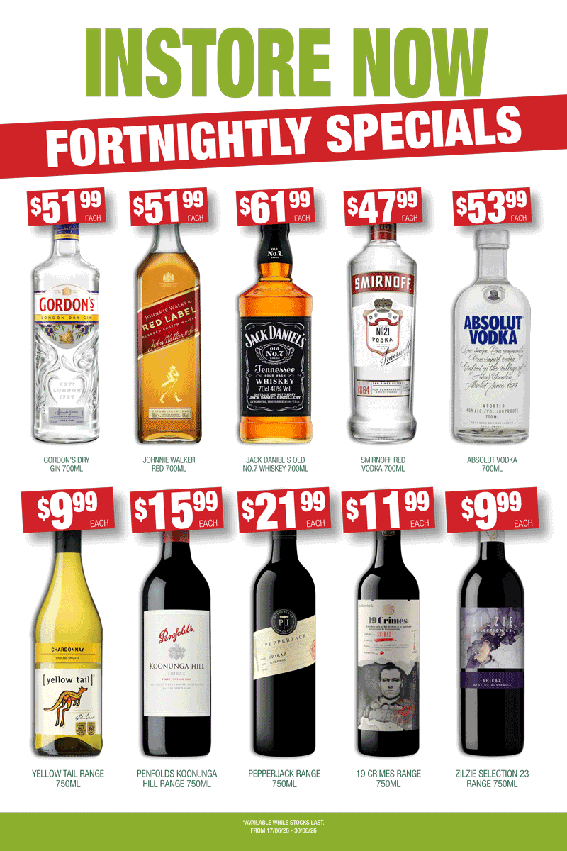 June Bottle Shop Specials West Ryde
