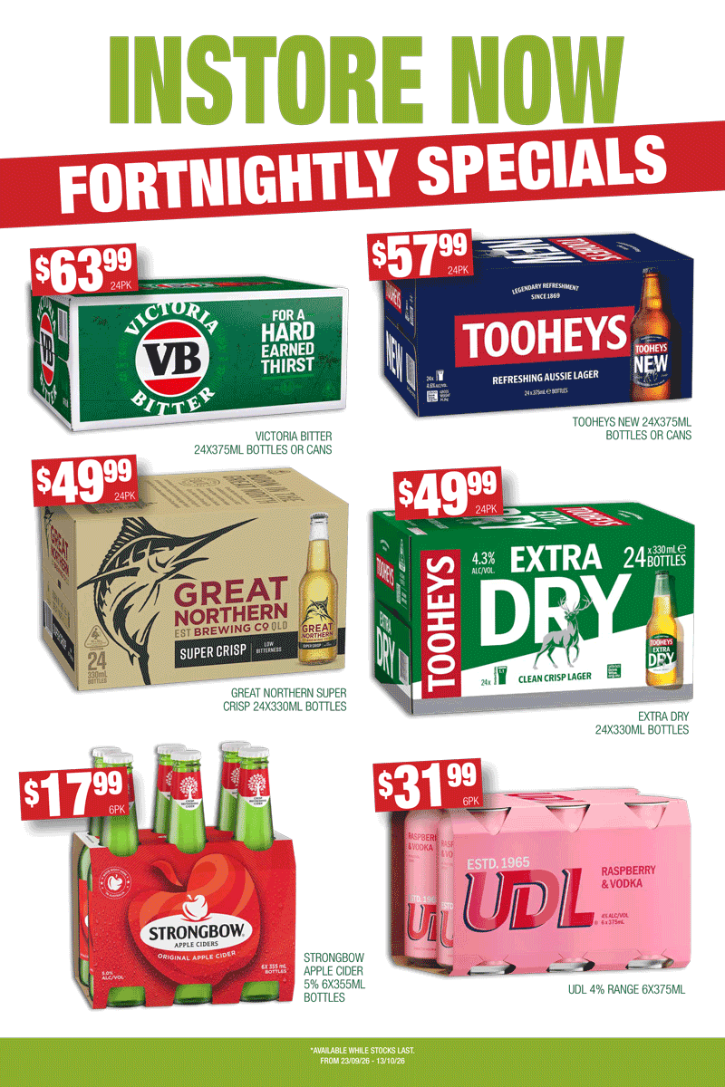 September Bottle Shop Specials West Ryde